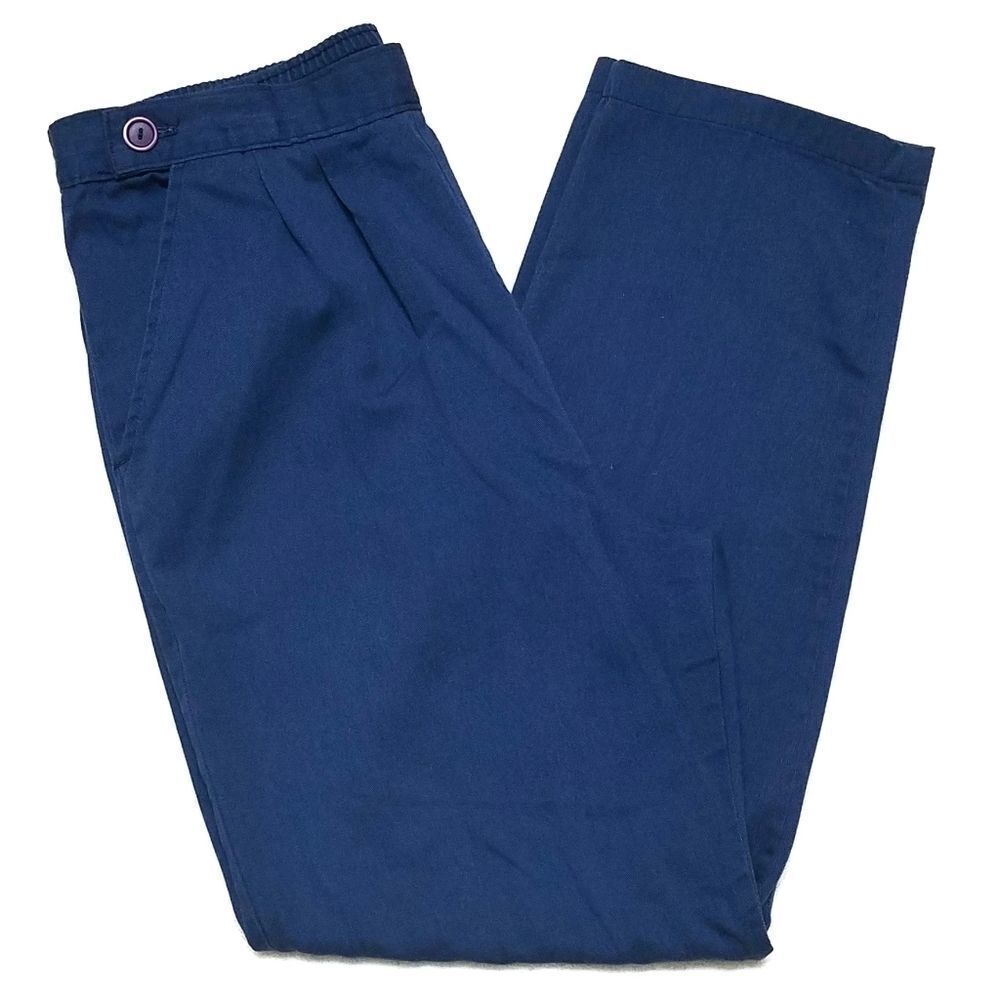 VINTAGE 80s Trend Set Blue High Rise Mom Pants